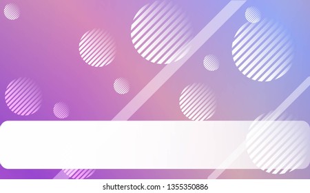 Smooth Abstract Colorful Gradient Background with Line, Circle.s. For Cover Page, Poster, Banner Of Websites. Vector Illustration