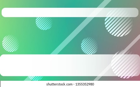 Smooth Abstract Colorful Gradient Background with Line, Circle.s. For Cover Page, Poster, Banner Of Websites. Vector Illustration