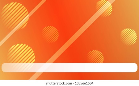 Smooth Abstract Colorful Gradient Background with Line, Circle. For Website Pattern, Banner Or Poster. Vector Illustration