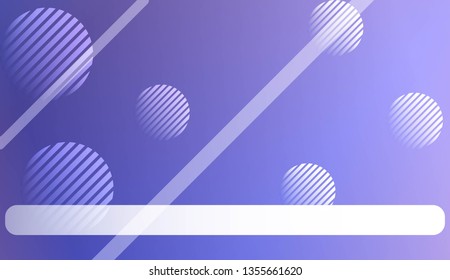 Smooth Abstract Colorful Gradient Background with Line, Circle. For Website Pattern, Banner Or Poster. Vector Illustration