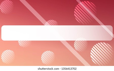 Smooth Abstract Colorful Gradient Background with Line, Circle. For Website Pattern, Banner Or Poster. Vector Illustration