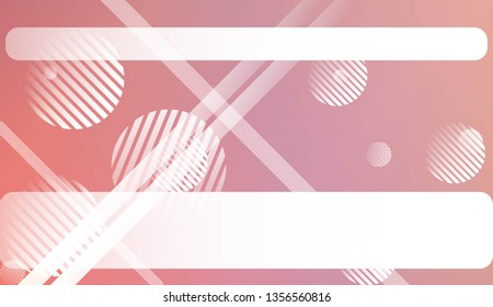 Smooth Abstract Colorful Gradient Background with Line, Circle.s. For Cover Page, Poster, Banner Of Websites. Vector Illustration