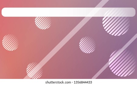 Smooth Abstract Colorful Gradient Background with Line, Circle.s. For Cover Page, Poster, Banner Of Websites. Vector Illustration