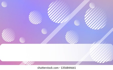 Smooth Abstract Colorful Gradient Background with Line, Circle.s. For Cover Page, Poster, Banner Of Websites. Vector Illustration