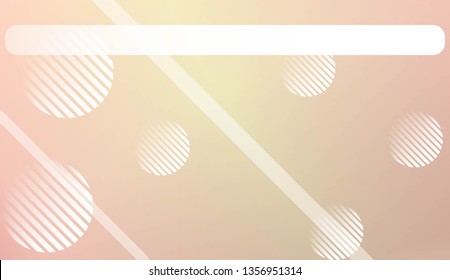Smooth Abstract Colorful Gradient Background with Line, Circle. For Website Pattern, Banner Or Poster. Vector Illustration