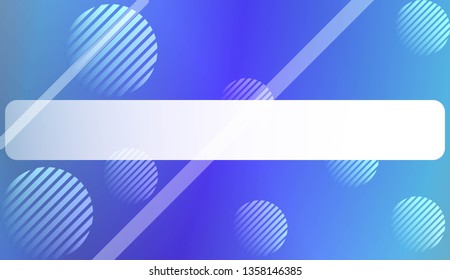 Smooth Abstract Colorful Gradient Background with Line, Circle. For Website Pattern, Banner Or Poster. Vector Illustration