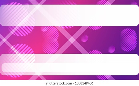 Smooth Abstract Colorful Gradient Background with Line, Circles. For Cover Page, Poster, Banner Of Websites. Vector Illustration