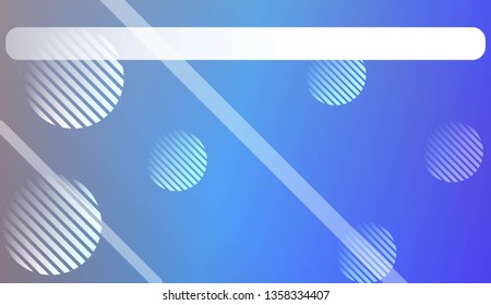 Smooth Abstract Colorful Gradient Background with Line, Circle. For Website Pattern, Banner Or Poster. Vector Illustration