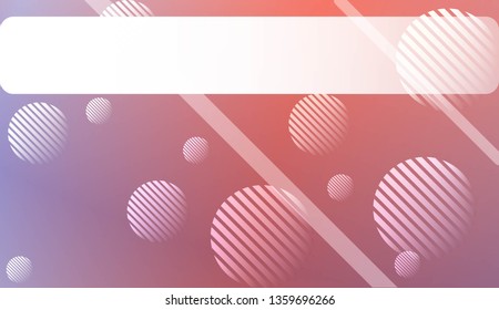 Smooth Abstract Colorful Gradient Background with Line, Circle.s. For Cover Page, Poster, Banner Of Websites. Vector Illustration