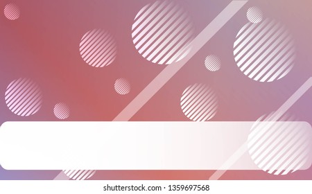 Smooth Abstract Colorful Gradient Background with Line, Circle.s. For Cover Page, Poster, Banner Of Websites. Vector Illustration