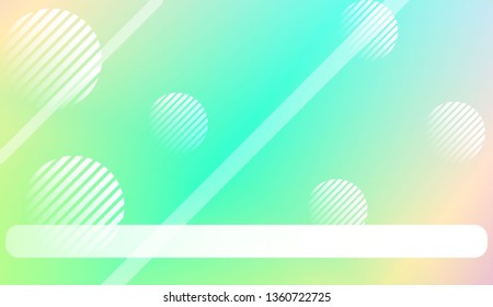 Smooth Abstract Colorful Gradient Background with Line, Circle.s. For Brochure, Banner, Wallpaper, Mobile Screen. Vector Illustration