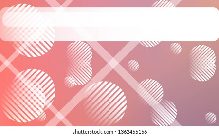 Smooth Abstract Colorful Gradient Background with Line, Circle.s. For Cover Page, Poster, Banner Of Websites. Vector Illustration