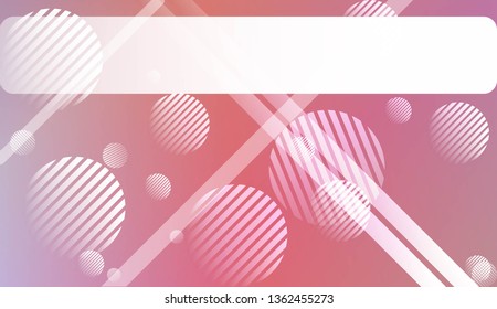 Smooth Abstract Colorful Gradient Background with Line, Circle.s. For Cover Page, Poster, Banner Of Websites. Vector Illustration
