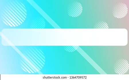 Smooth Abstract Colorful Gradient Background with Line, Circle.s. For Brochure, Banner, Wallpaper, Mobile Screen. Vector Illustration