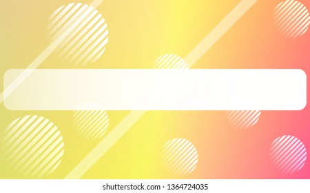 Smooth Abstract Colorful Gradient Background with Line, Circle.s. For Brochure, Banner, Wallpaper, Mobile Screen. Vector Illustration