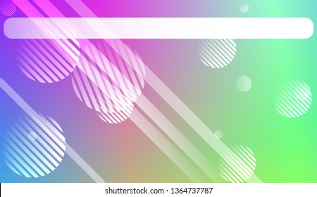 Smooth Abstract Colorful Gradient Background with Line, Circle.s. For Brochure, Banner, Wallpaper, Mobile Screen. Vector Illustration
