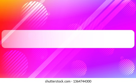 Smooth Abstract Colorful Gradient Background with Line, Circle.s. For Brochure, Banner, Wallpaper, Mobile Screen. Vector Illustration