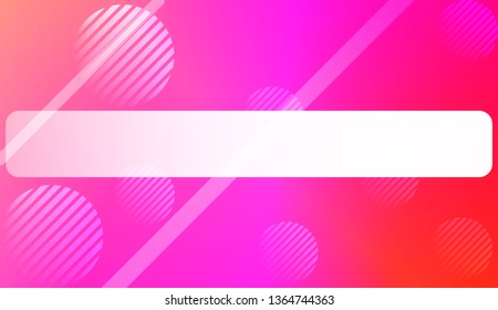 Smooth Abstract Colorful Gradient Background with Line, Circle.s. For Brochure, Banner, Wallpaper, Mobile Screen. Vector Illustration