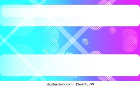 Smooth Abstract Colorful Gradient Background with Line, Circle.s. For Brochure, Banner, Wallpaper, Mobile Screen. Vector Illustration