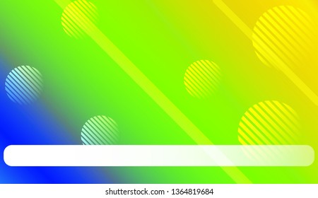 Smooth Abstract Colorful Gradient Background with Line, Circle.s. For Brochure, Banner, Wallpaper, Mobile Screen. Vector Illustration