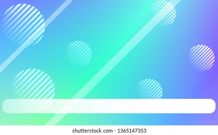 Smooth Abstract Colorful Gradient Background with Line, Circle.s. For Brochure, Banner, Wallpaper, Mobile Screen. Vector Illustration
