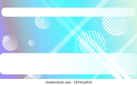 Smooth Abstract Colorful Gradient Background with Line, Circle.s. For Brochure, Banner, Wallpaper, Mobile Screen. Vector Illustration