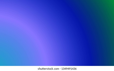 Smooth Abstract Colorful Gradient Backgrounds. For Futuristic Ad, Booklets. Vector Illustration.