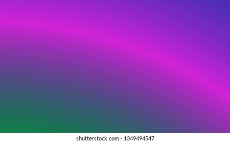 Smooth Abstract Colorful Gradient Backgrounds. For Futuristic Ad, Booklets. Vector Illustration.