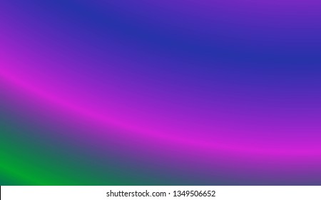 Smooth Abstract Colorful Gradient Backgrounds. For Futuristic Ad, Booklets. Vector Illustration.
