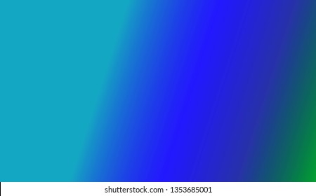 Smooth Abstract Colorful Gradient Backgrounds. For Futuristic Ad, Booklets. Vector Illustration.