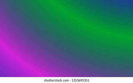 Smooth Abstract Colorful Gradient Backgrounds. For Futuristic Ad, Booklets. Vector Illustration.