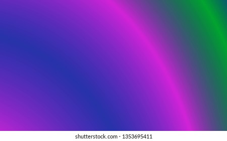 Smooth Abstract Colorful Gradient Backgrounds. For Futuristic Ad, Booklets. Vector Illustration.