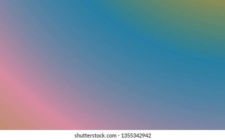 Smooth Abstract Colorful Gradient Backgrounds. For Futuristic Ad, Booklets. Vector Illustration.