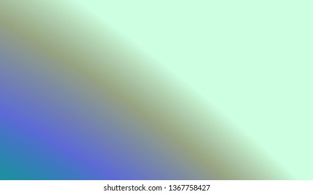 Smooth Abstract Colorful Gradient Backgrounds. For Brochure, Banner, Wallpaper, Mobile Screen. Vector Illustration.