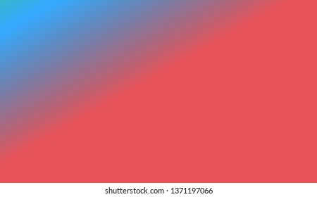Smooth Abstract Colorful Gradient Backgrounds. For Brochure, Banner, Wallpaper, Mobile Screen. Vector Illustration.