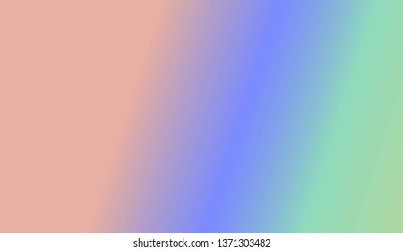 Smooth Abstract Colorful Gradient Backgrounds. For Brochure, Banner, Wallpaper, Mobile Screen. Vector Illustration.