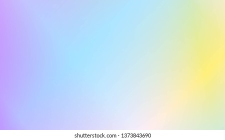 Smooth Abstract Colorful Gradient Backgrounds. For Your Graphic Design, Banner. Vector Illustration