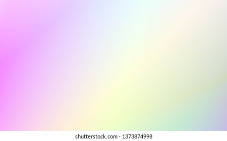 Smooth Abstract Colorful Gradient Backgrounds. For Your Graphic Design, Banner. Vector Illustration