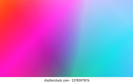 Smooth Abstract Colorful Gradient Backgrounds. For Website Pattern, Banner Or Poster. Vector Illustration