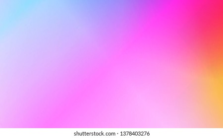 Smooth Abstract Colorful Gradient Backgrounds. For Website Pattern, Banner Or Poster. Vector Illustration