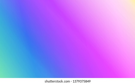 Smooth Abstract Colorful Gradient Backgrounds. For Website Pattern, Banner Or Poster. Vector Illustration