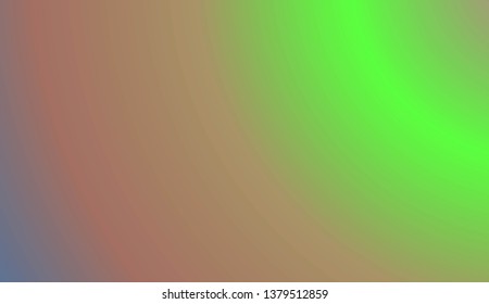 Smooth Abstract Colorful Gradient Backgrounds. For Brochure, Banner, Wallpaper, Mobile Screen. Vector Illustration.