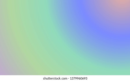 Smooth Abstract Colorful Gradient Backgrounds. For Brochure, Banner, Wallpaper, Mobile Screen. Vector Illustration.