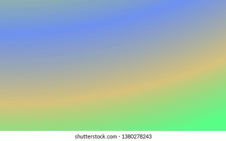 Smooth Abstract Colorful Gradient Backgrounds. For Brochure, Banner, Wallpaper, Mobile Screen. Vector Illustration.