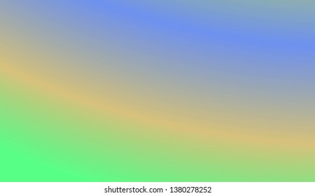 Smooth Abstract Colorful Gradient Backgrounds. For Brochure, Banner, Wallpaper, Mobile Screen. Vector Illustration.