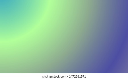 Smooth Abstract Colorful Gradient Backgrounds. For Brochure, Banner, Wallpaper, Mobile Screen. Vector 
