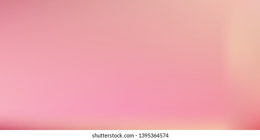 Smooth abstract colorful mesh background. Horizontal layout. Soft fuchsia, pink  blurred  gradient.  Modern blazing backdrop for poster, banner, mobile app screen, invitation.  Vector design