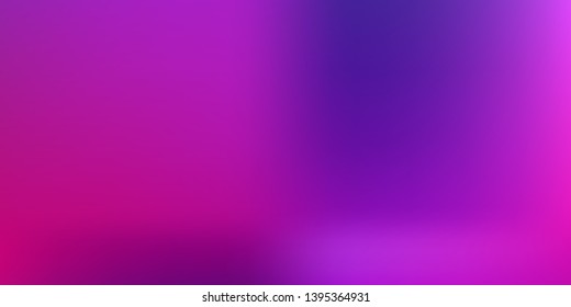 Smooth abstract colorful mesh background. Horizontal layout. Soft fuchsia, magenta blurred  gradient.  Modern blazing backdrop for poster, banner, mobile app screen, invitation.  Vector design