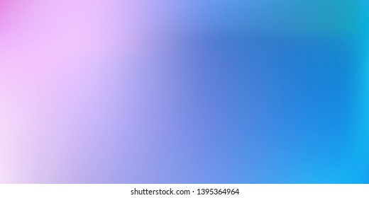 Smooth abstract colorful mesh background. Horizontal layout. Soft blue, flowing osean  blurred gradient.  Modern blazing backdrop for poster, banner, mobile app screen, invitation.  Vector design
