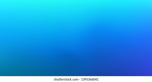 Smooth abstract colorful mesh background. Horizontal layout. Soft blue, flowing osean  blurred gradient.  Modern blazing backdrop for poster, banner, mobile app screen, invitation.  Vector design